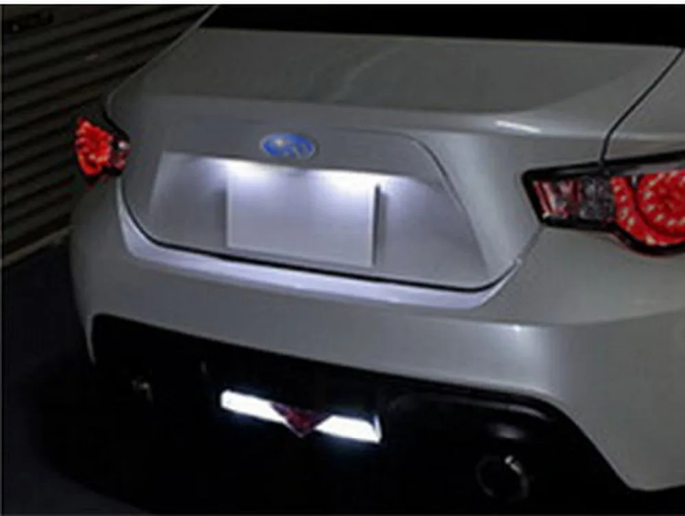 1 пара 2x светодиодных номерных знаков ANGRONG для светильник GT 86 ZN6 Subaru BRZ Impreza Legacy XV |