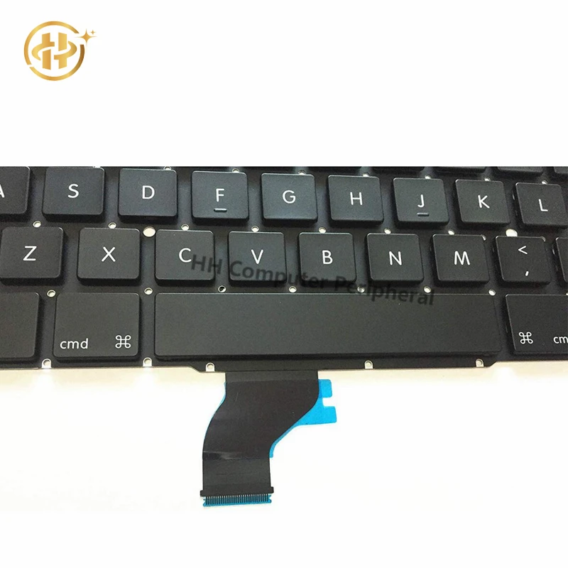 5 шт./лот оригинальная новая A1502 Великобритания Клавиатура для ноутбука Apple Macbook Pro