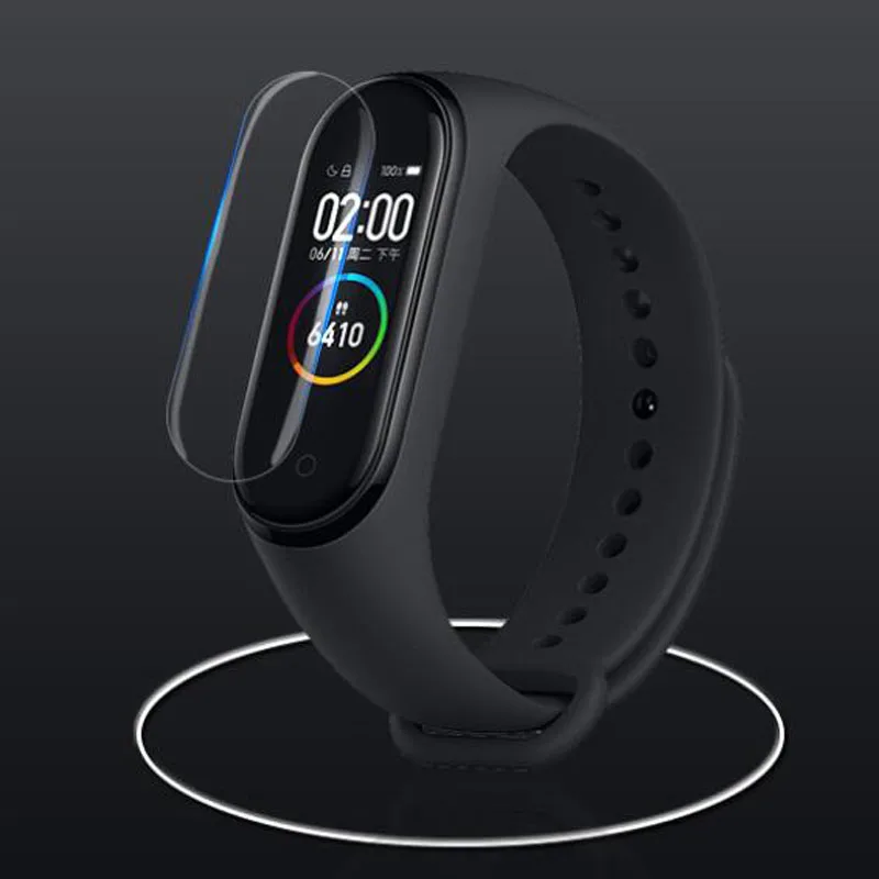 Мягкая защитная пленка из ТПУ с полным покрытием 5 шт. для Xiaomi Mi Band 4 Band4 Miband