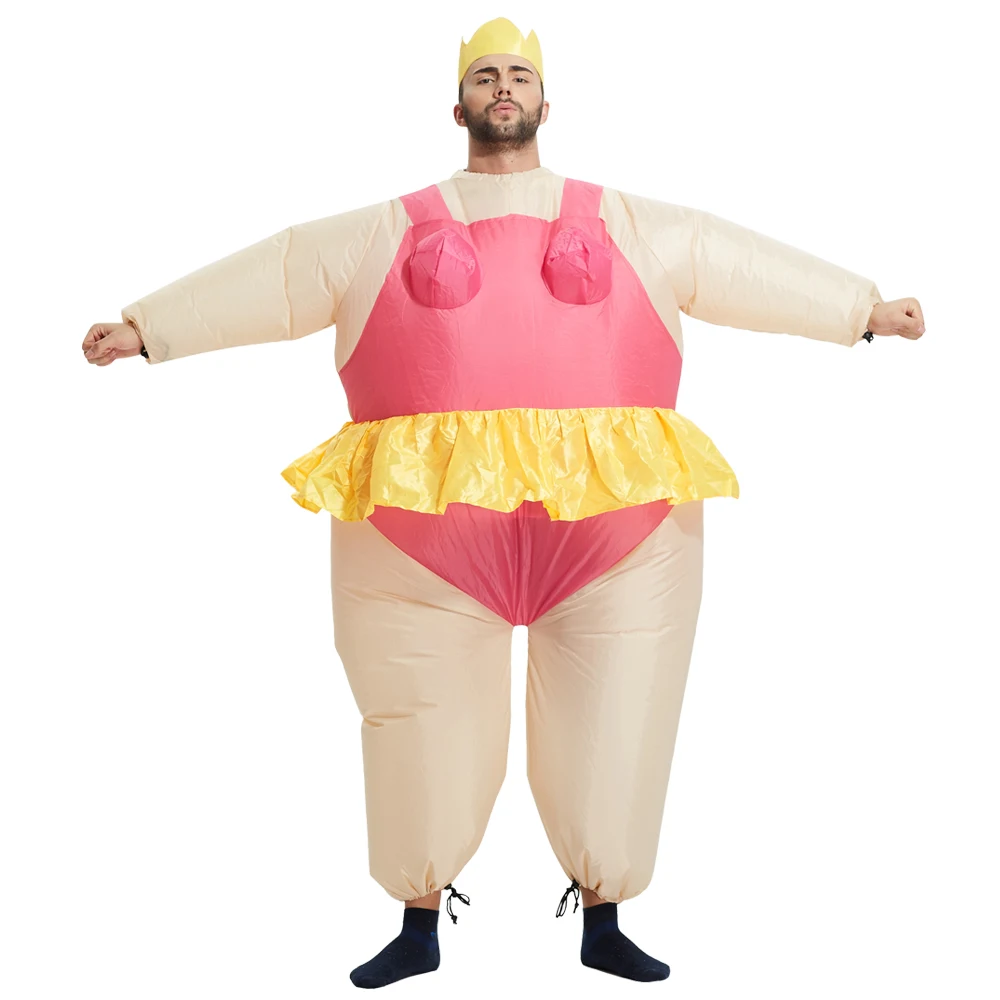 Карнавальный Хэллоуинский смешной костюм для взрослых и детей Надувные костюмы "Ездить на небесной лошади" с воздушным наполнением.