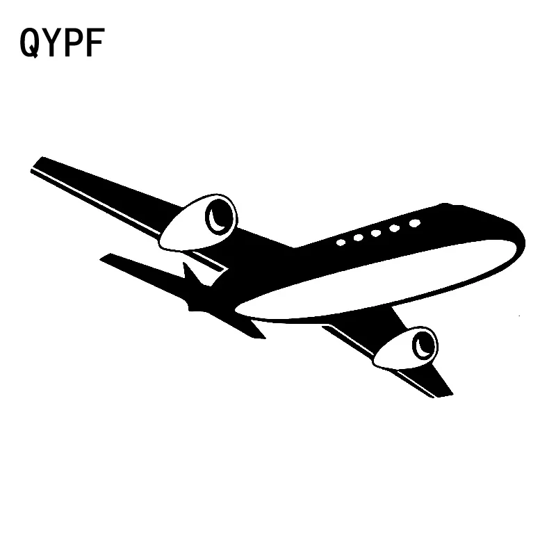 QYPF 18 8 см * 9 мультфильм Исследуйте самолет-Рекогносцировка автомобиля стикер