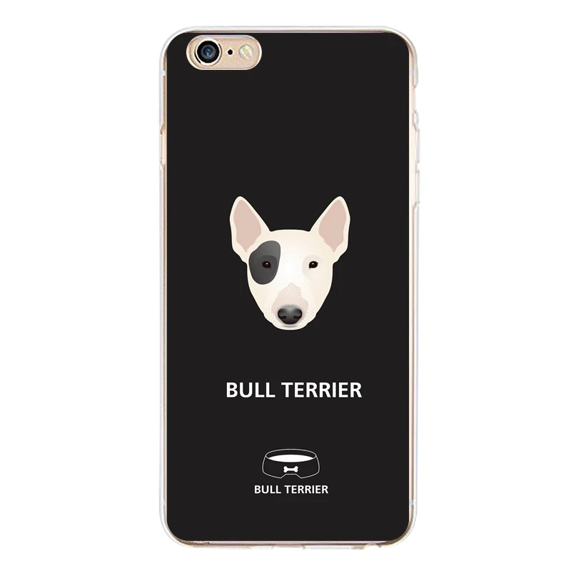 Cartoon Soft Clear TPU Phone Case For iPhone 4/4s 5 5s 6 6plus 7 8plus x Silicone Dog Printed Shell Bag Free Shipping | Мобильные