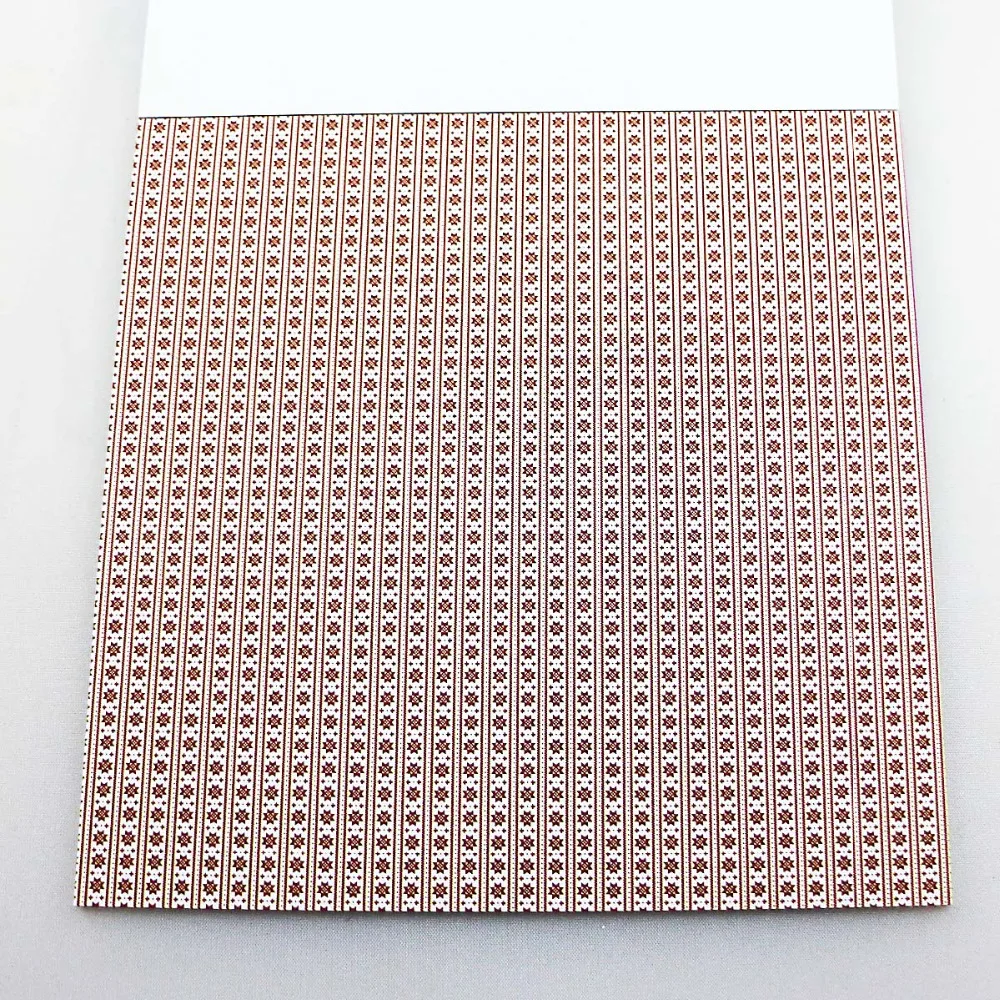 6 &quotкрасочные рождественские снег/полоса набор бумаги для скрапбукинга Сделай