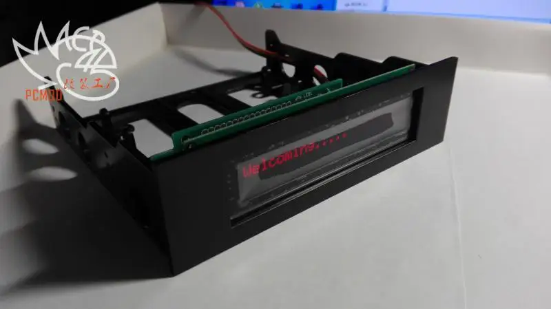 USB монитор состояния компьютера ЖК-дисплей для HTPC классический 2402 красные буквы классический монитор экран с программным обеспечением драйвер