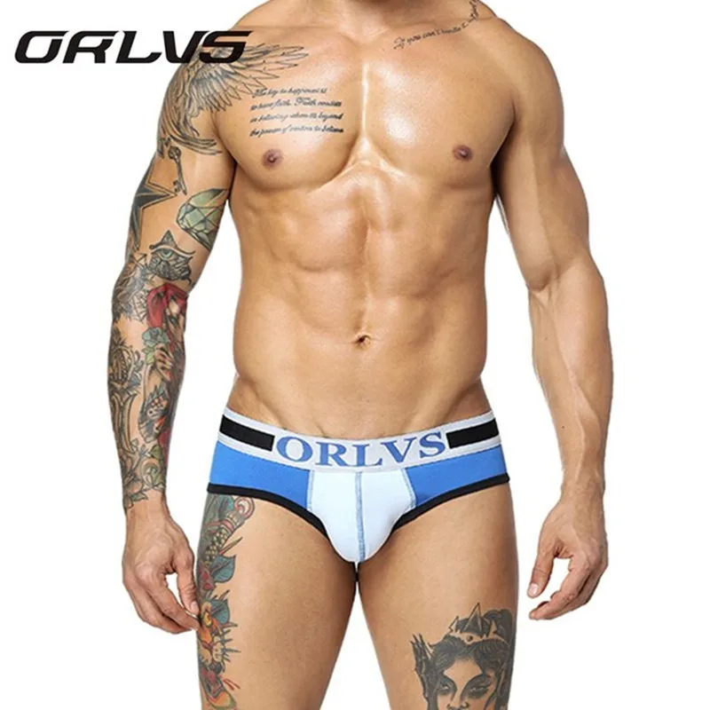 Мужские трусы брифы с выпуклым мешочком черные мягкие слипы сексуальное нижнее