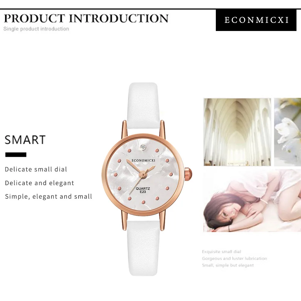 

bayan kol saati Brief Leather Band Women Lady Analog Quartz Wrist Watch Gifts Bracelet Watches zegarek damski relogio hot #10