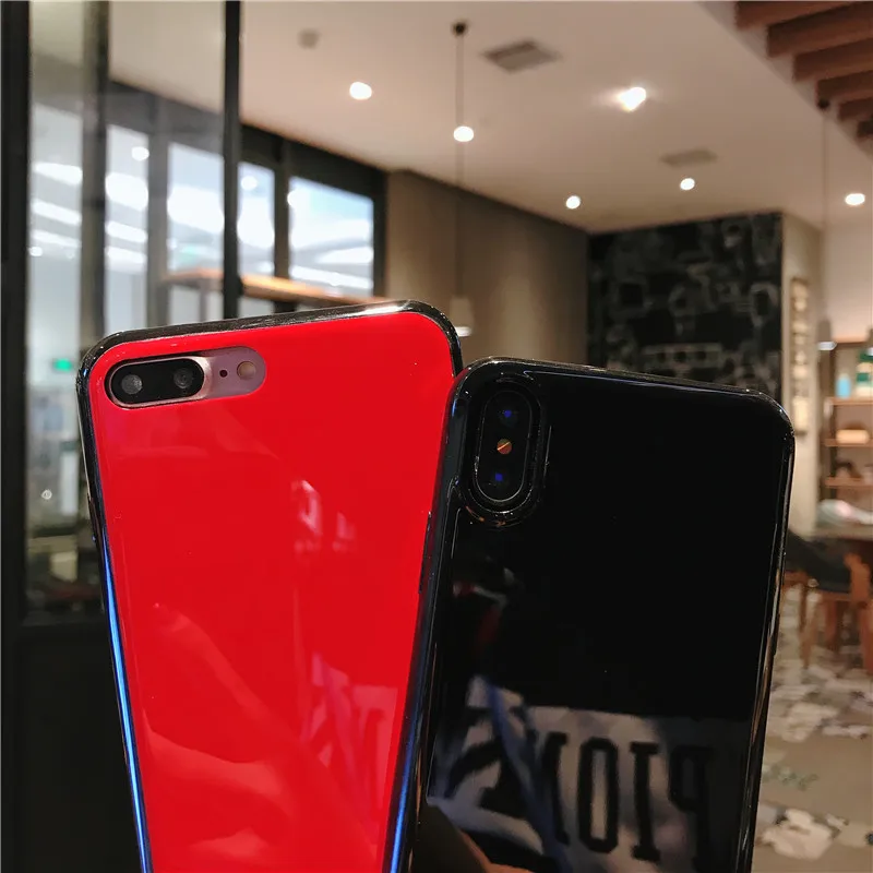 Black red shell baked paint Case For Samsung Galaxy A6 PLUS 2018 J5 2017 J530 J730 J330 J2 PRO J6 PRIME J7 CORE |
