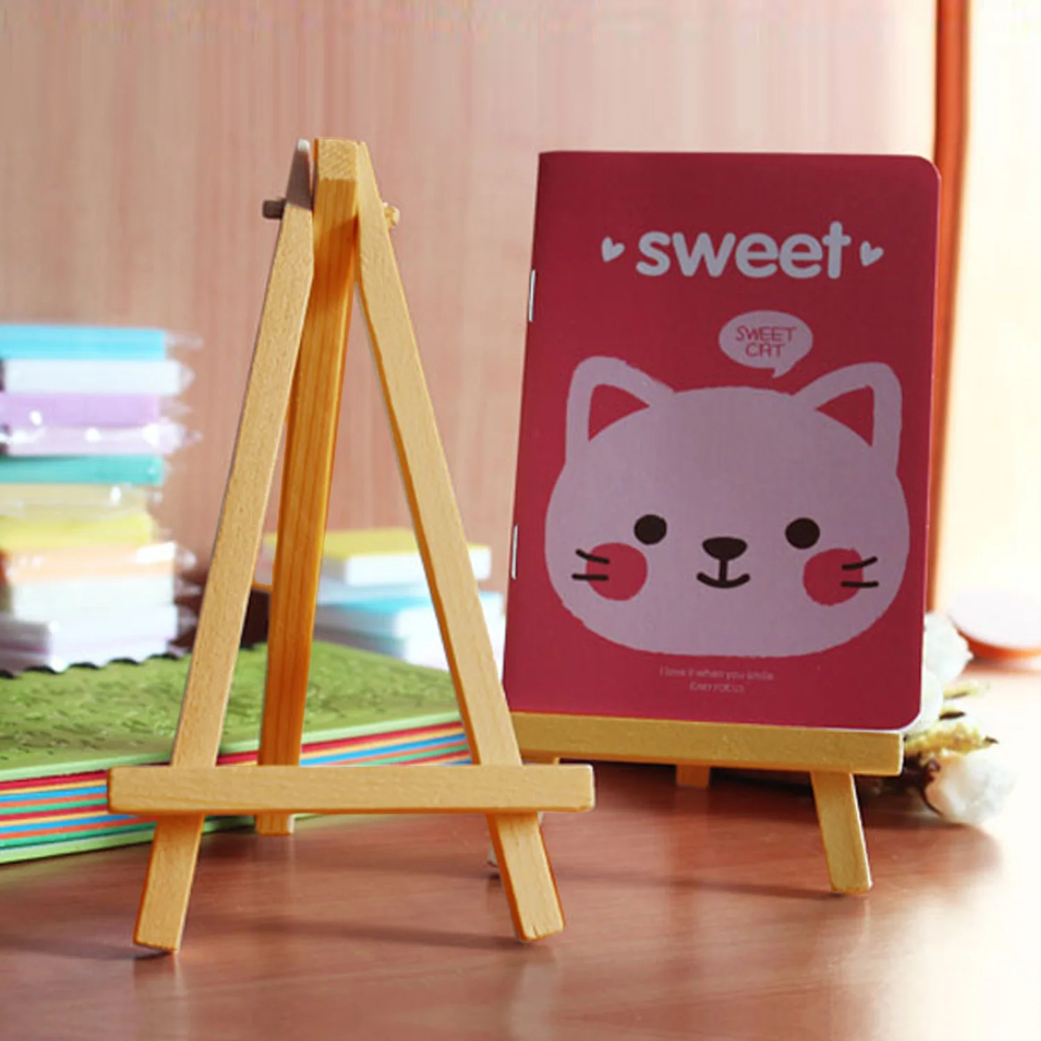 5 шт. Детский Мини милый деревянный дисплей Подставка для рисования