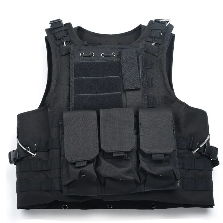 1 шт. BLK Военный Тактический Жилет Airsoft Пейнтбол Армии США Военно 800D Оксфорд
