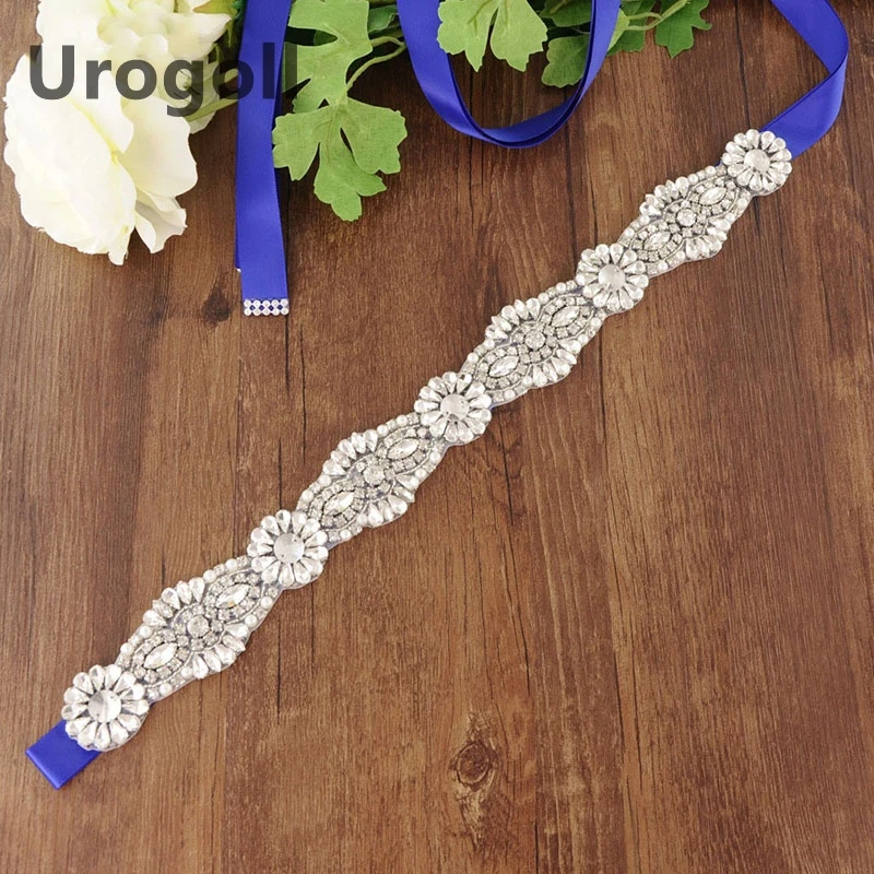 Благородные хрустальные стразы вечерние платья аксессуары свадебные пояса пояс