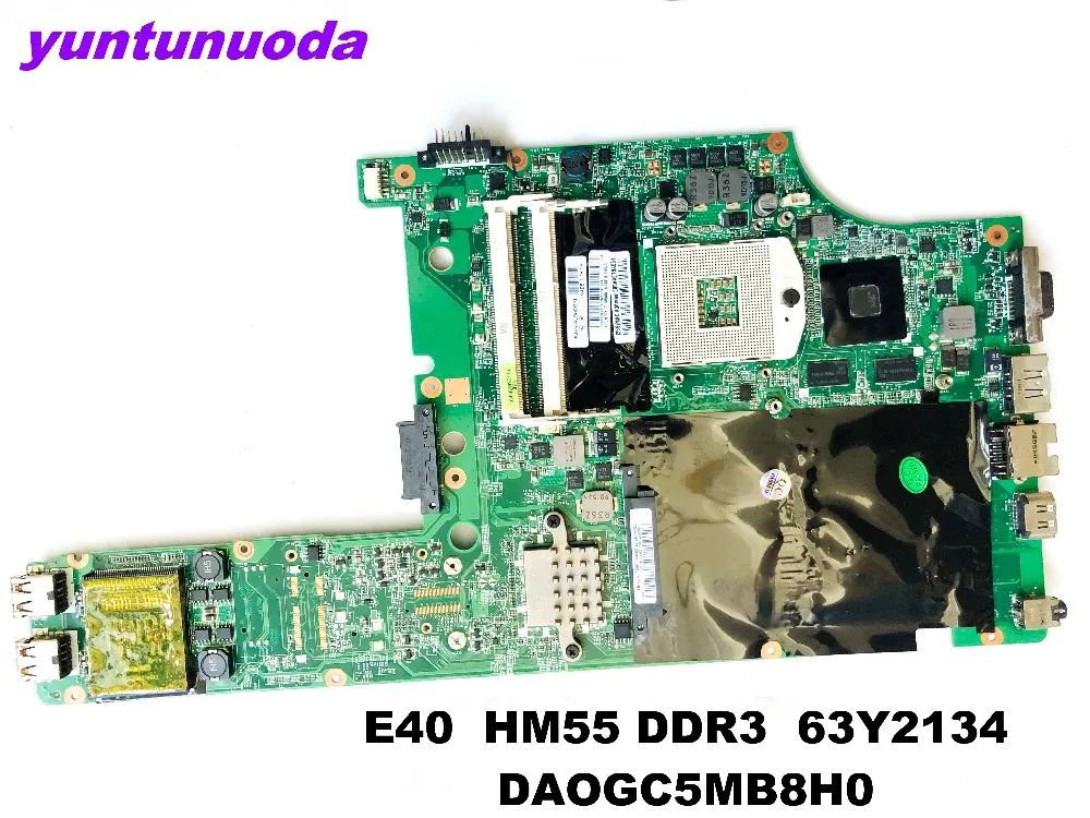 

Original for Lenovo E40 laptop motherboard E40 HM55 DDR3 63Y2134 DAOGC5MB8H0 tested good free shipping