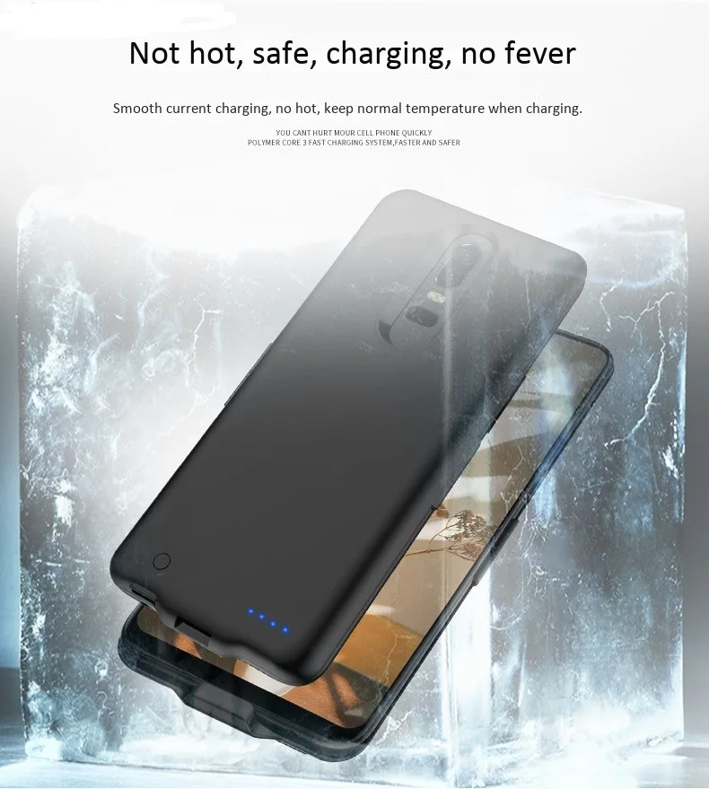 Чехол для зарядного устройства для Oneplus 7 pro 6000mah power Bank, чехол для зарядки аккумулятора, чехол для One Plus 7 pro