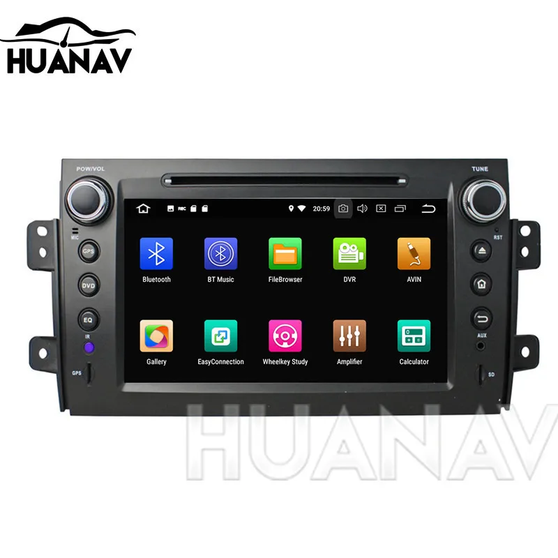 Автомобильный DVD проигрыватель на Android 8 0 CD с GPS навигацией для Suzuki SX4 2006 2012