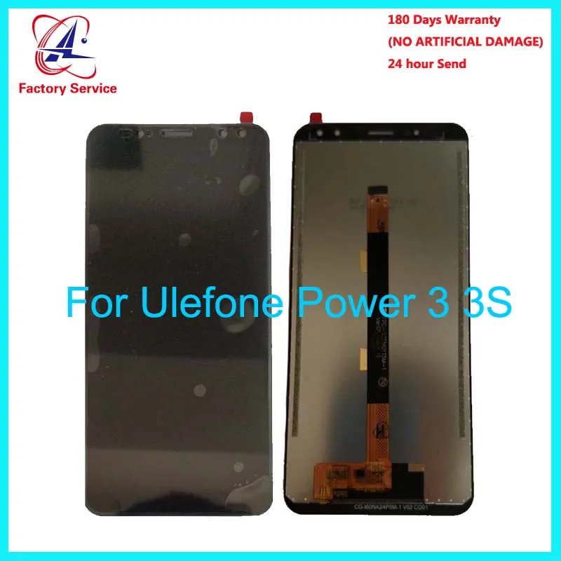 ЖК-дисплей и сенсорный экран для Ulefone Power 3 100% оригинал запасные части в сборе 6 0