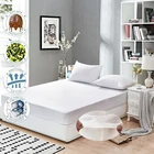 Новый чехол на матрас, водонепроницаемая простыня 80x200 см, гладкая Водонепроницаемая быстрая эластичная простыня для защиты матраса и кровати, Anit Mite