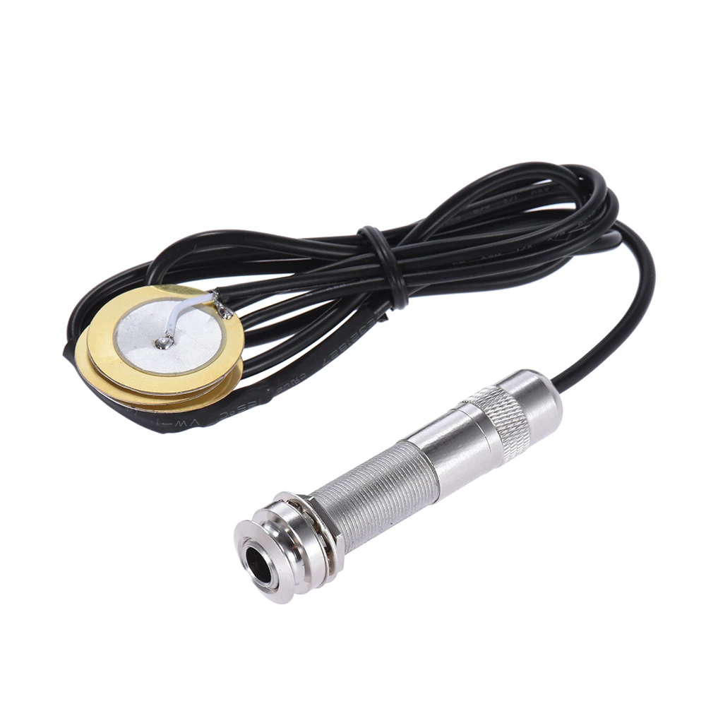 New Arrival Acoustic String Instrument Piezo Pickup Pick-up System 3 Transducers 6.35mm Jack for Guitar Mandolin Ukulele | Спорт и