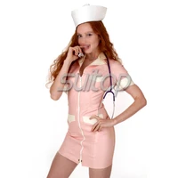rubber nurses uniform latex dress