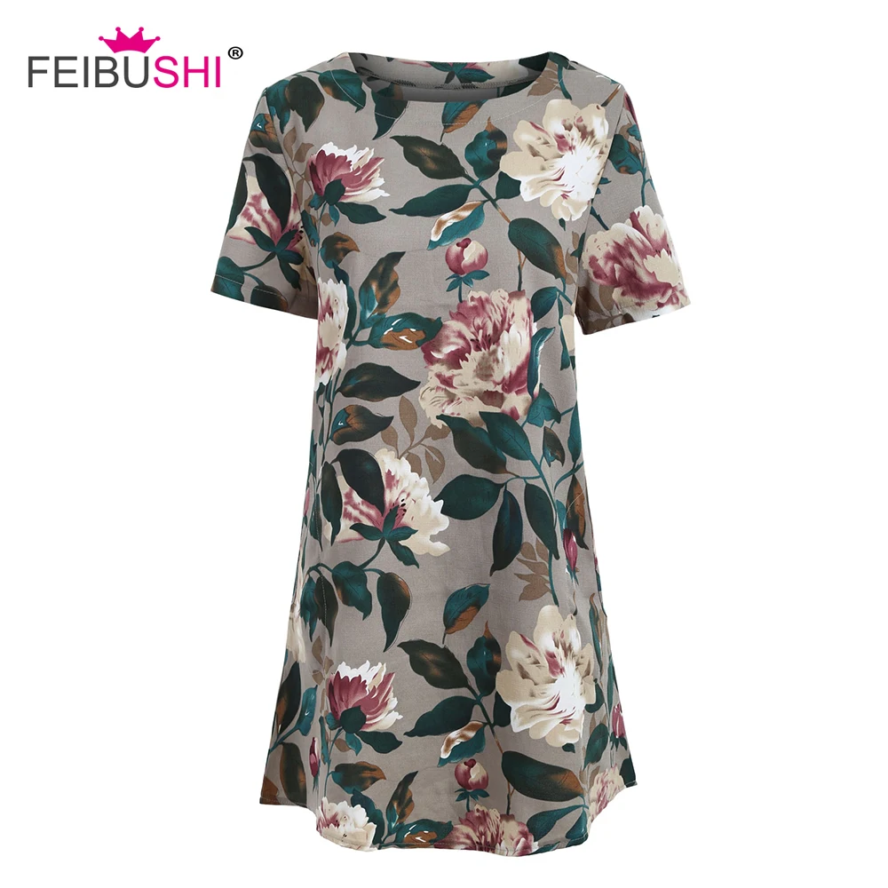 Женская рубашка FEIBUSHI белая блузка с бабочками топы цветочным принтом платье