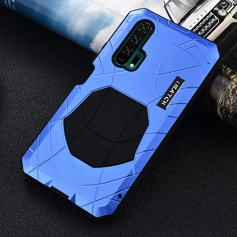 IMATCH Повседневный водонепроницаемый чехол для huawei Honor 20 20 Pro Роскошный Металлический силиконовый чехол Coque Полные Защитные чехлы для телефонов