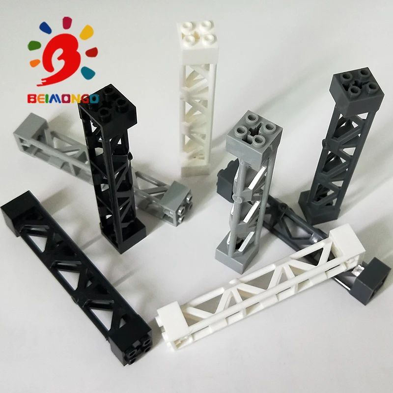 Бесплатная доставка! BEIMONGO блоки мс решетки Башня 2x2x10 W/Крест столб 20 штук