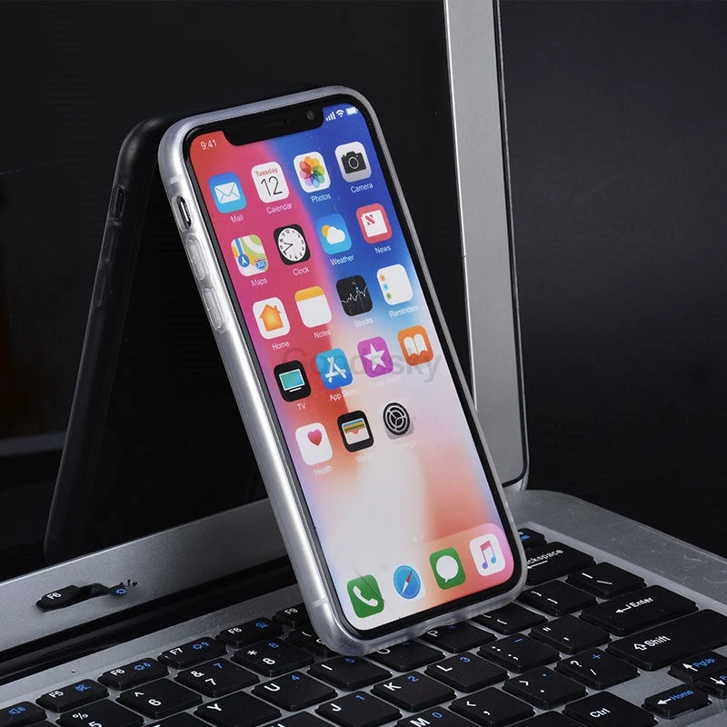 Тонкий силиконовый чехол-бампер для iPhone 6, 6 S, 7, 8 Plus, Защитная мягкая рамка для iPhone X, XR, Xs, Max, противоударный бампер, Fundas Capa