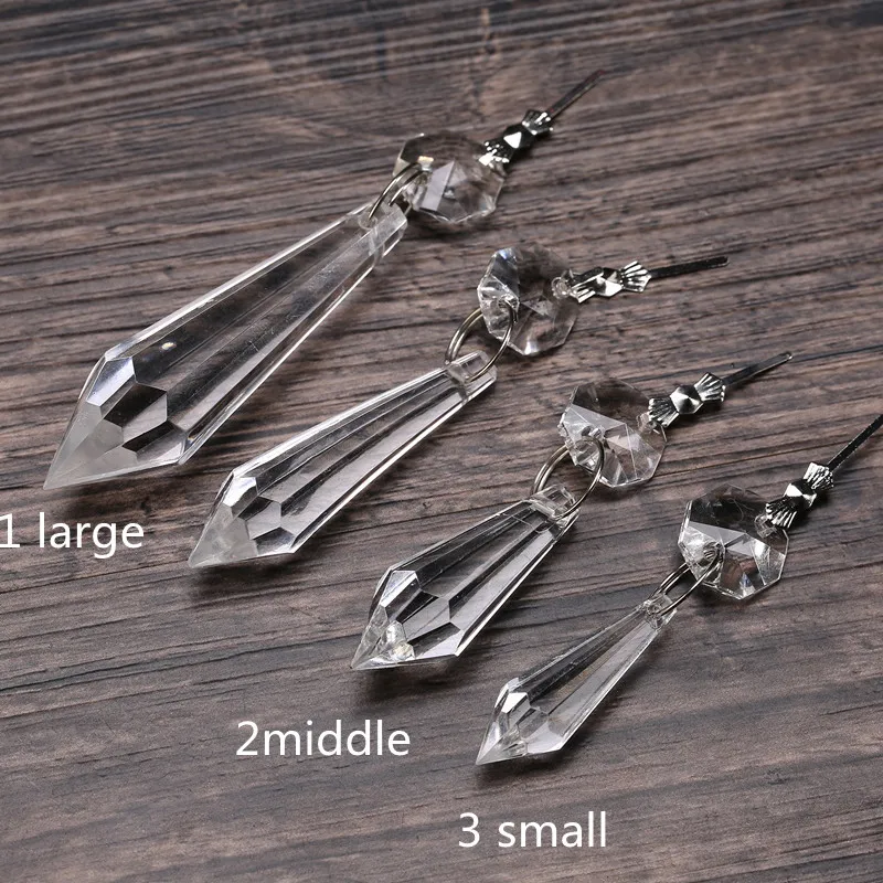 Акриловые Кристальные шарики подвески гирлянды для люстры алмазные свадебной