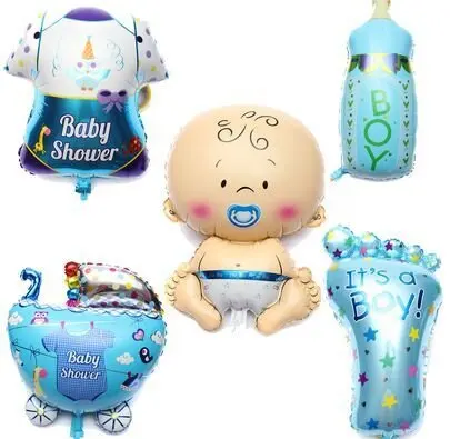 30 дюймов 5 шт. День рождения украшения детей Baby Shower мальчик или девочка следа