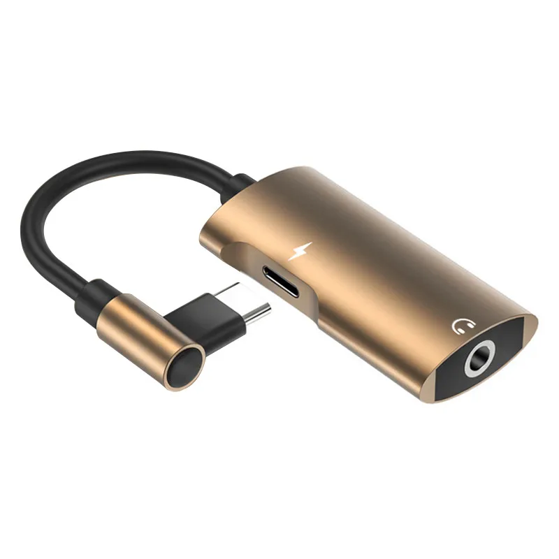 Тип C до 3 5 мм аудио кабель-удлинитель USB AUX разветвитель локоть линии передачи