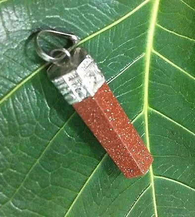 Sunstone стеклянная бронзовая точка энергетическая Подвеска для Рэйки лечение чакры