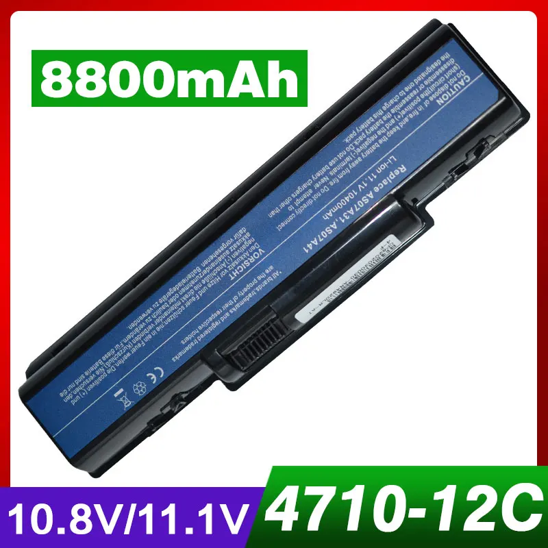 8800 мАч Аккумулятор для ноутбука Aspire 4540 г 4710 4710Z 4710ZG 4715Z 4720 4720Z 4720ZG 4730 4730Z 4730ZG 4735Z 4735ZG