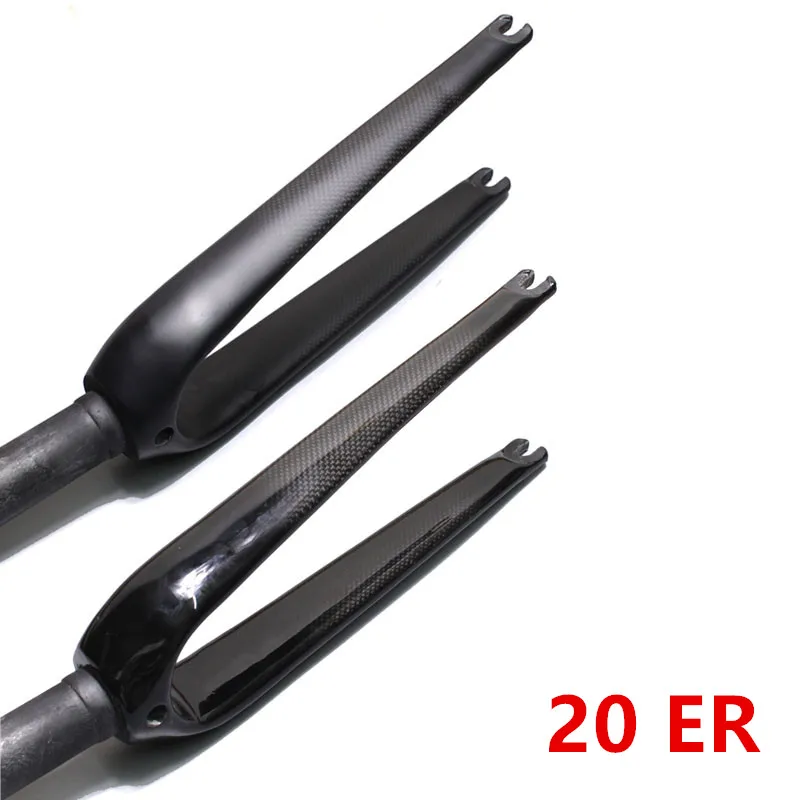 EC90 складные велосипедные вилки BMX из углеродного волокна карбоновые C Brake +