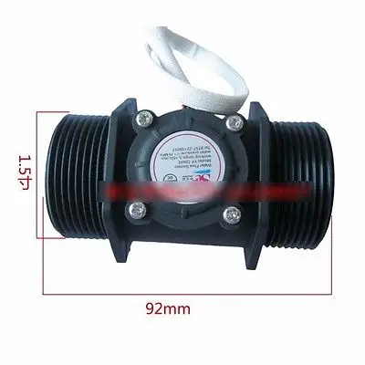 F009 1-1/2 &quotBSP датчик расхода воды Датчик Холла расходомер счетчик контрольный DN40