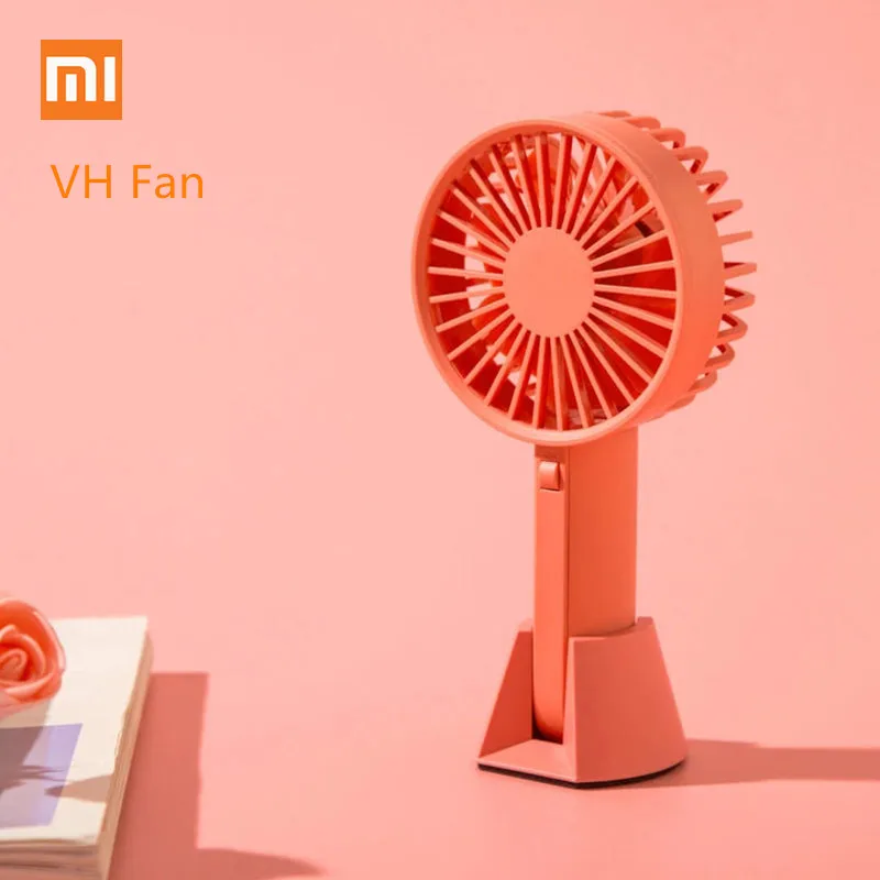 Xiaomi портативный USB мини вентилятор 3 скорости с 7 лезвиями 2000 мАч перезаряжаемый