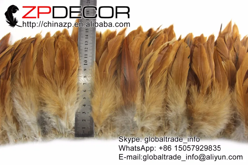 ZPDECOR 800 шт./лот 6 8 дюймов красивый отбеливатель крашеный петух шлаппен перья цвет