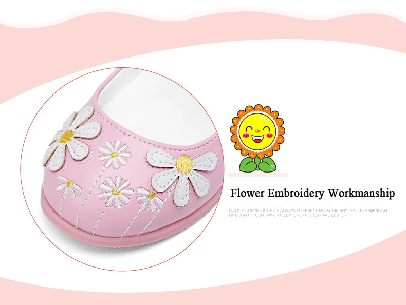 Snoffy/платье для девочек с цветочным узором; Chaussure Enfant; детская обувь на высоком каблуке; нескользящая обувь принцессы для танцев; TX264