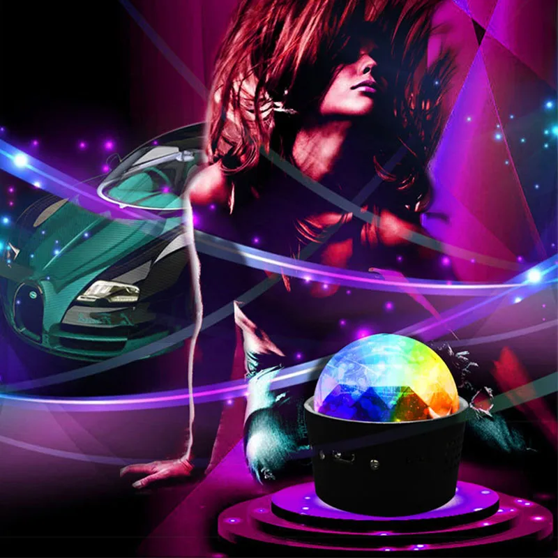 Автомобиль Музыка звук Управление Стайлинг свет USB Plasma Ball авто Интерьер