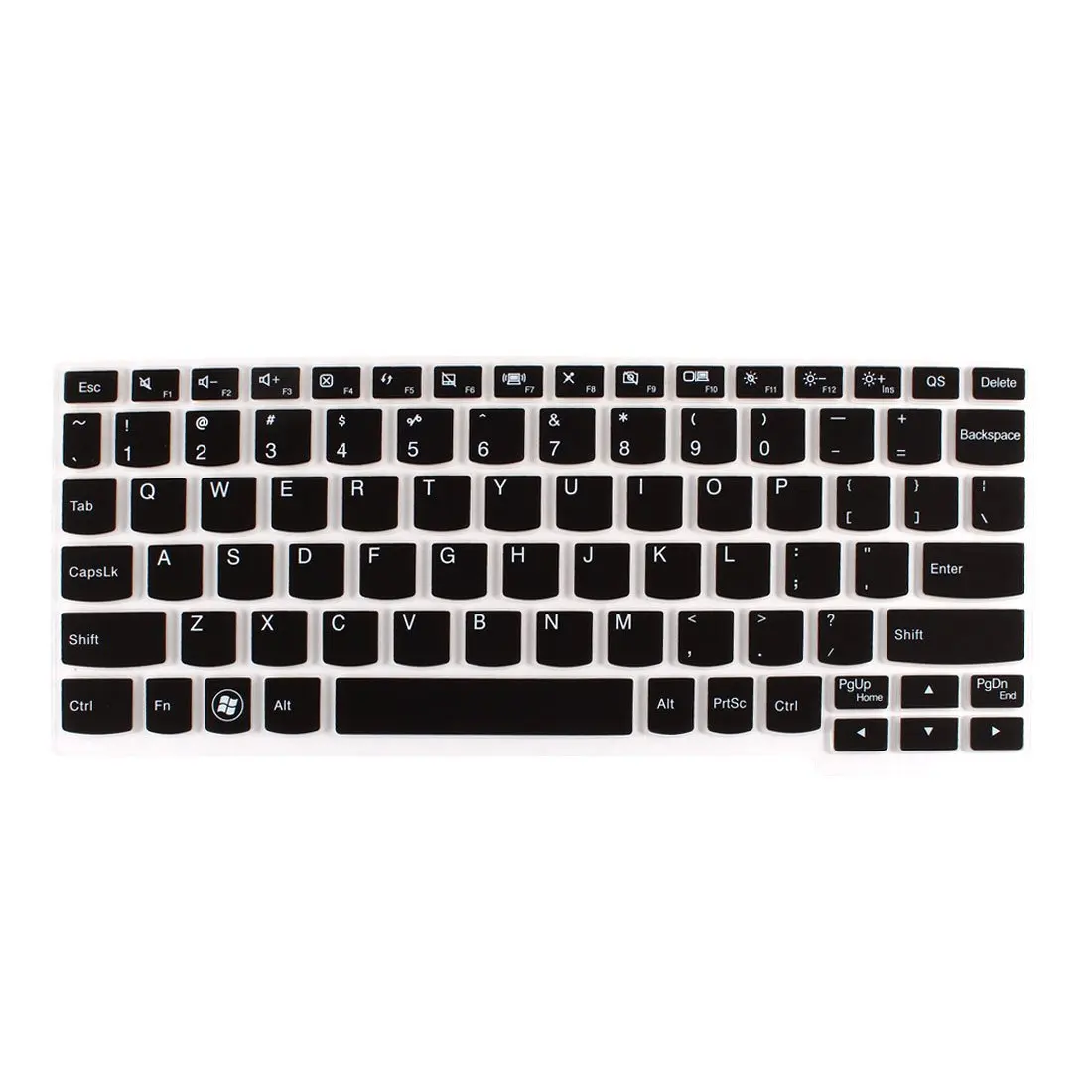 Защита для клавиатуры ноутбука пленка черная прозрачная Lenovo S206/YOGA 11|keyboard