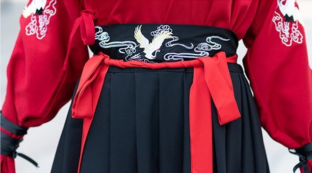 Для мужчин и женщин Hanfu Китайский народный танец Винтаж для женщин топы+ бюст юбки наборы 2 шт. Косплей Костюм сценическое платье леди hanfu одежда