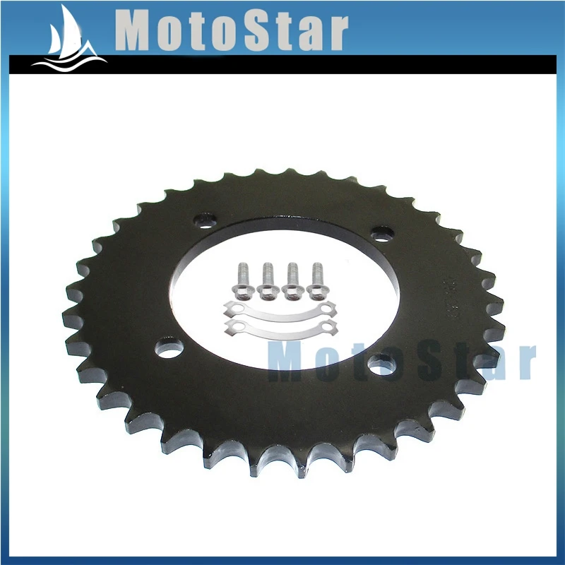 428 76 мм 35T Задняя звездочка для китайских 50cc 70cc 90cc 110cc 125cc 140cc 150cc 160cc 170cc 190cc питбайк
