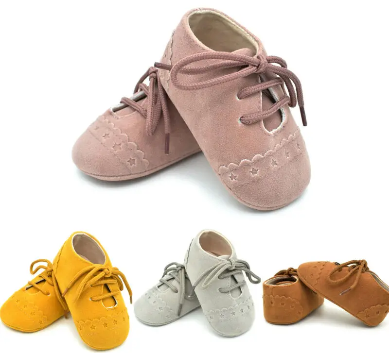 Emmababy Baby Soft Sole Crib Casual Shoes Cute Toddler Boys Girls Anti-slip Prewalker 0-18 Months Infant Newborn |