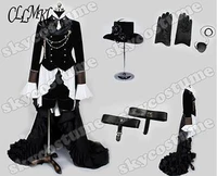 anime kuroshitsuji black butler ciel phantomhive party dress cosplay costume full set customized
