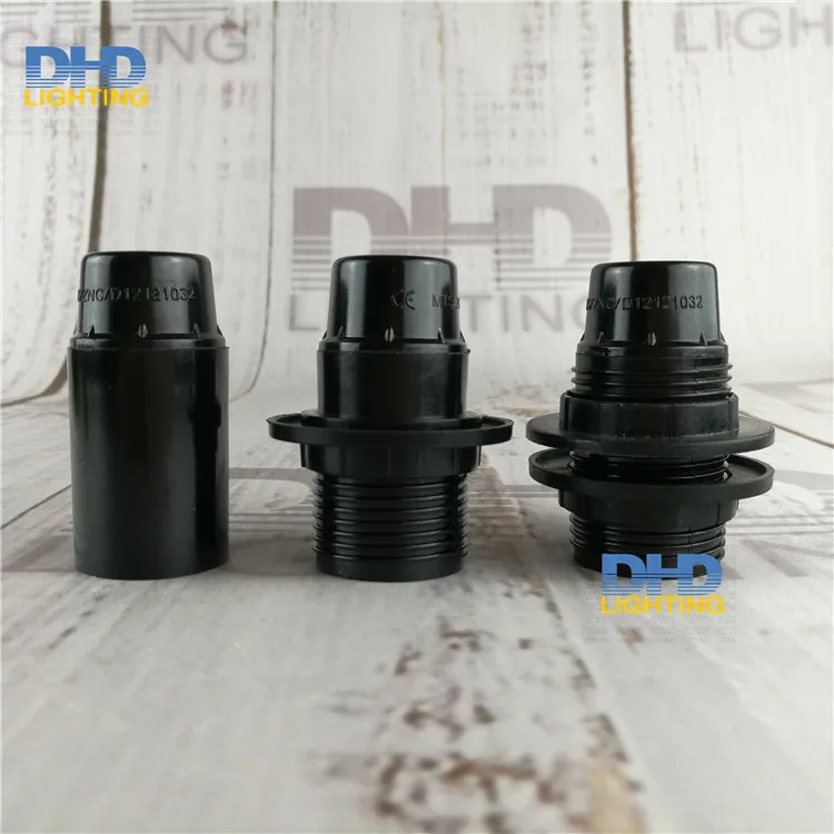 (100pcs/lot) wholesales price E14 bakelite sockets plastic E14 CE lamp holders 110V/220V 4 styles Euro standard. lighting bases