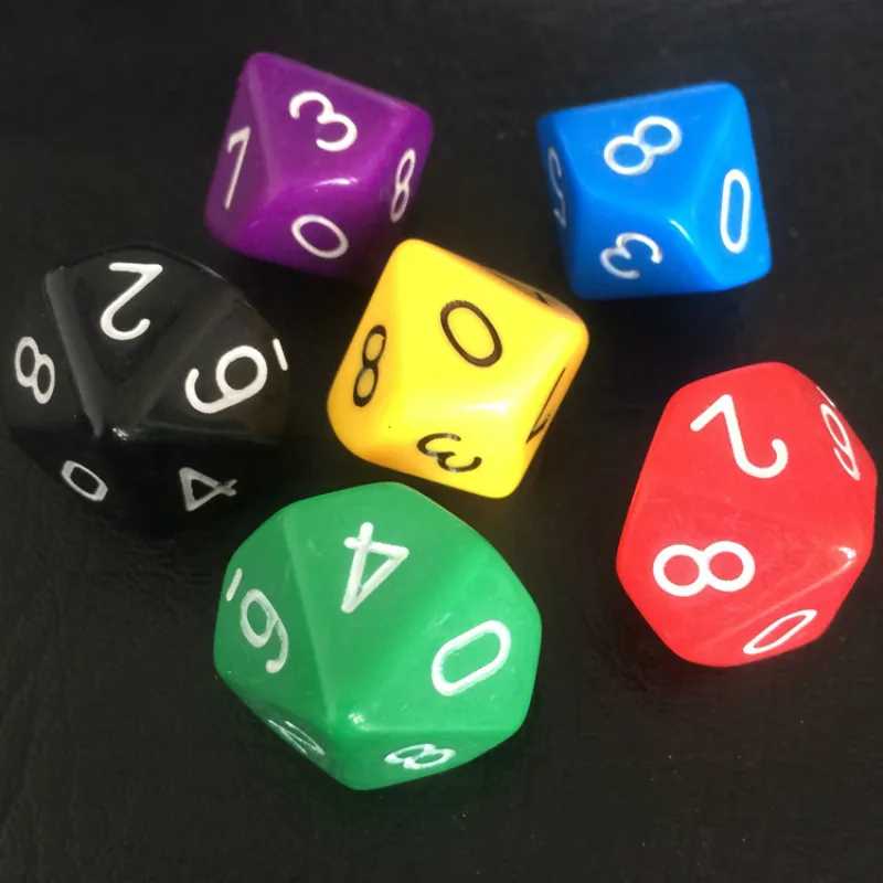 1 шт. продажа от иностранного продавца D10 Dice 0 9 ten dice инструменты для обучения