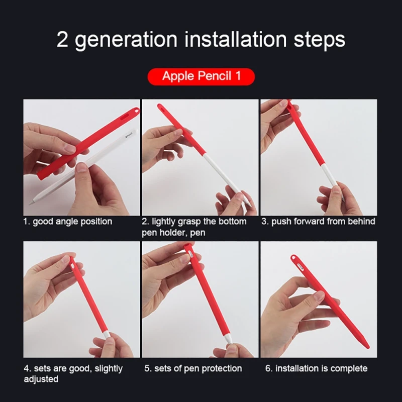 Чехол для Apple Pencil 2 го поколения держатель Премиум силиконовый чехол iPad 2018 Pro 12 9 11