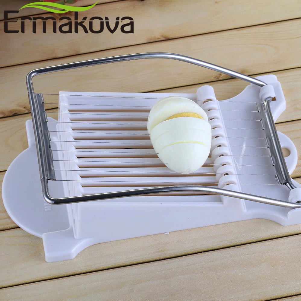 Терезка для мяса ERMAKOVA Ломтерезка яиц из нержавеющей стали слайсер банан питая