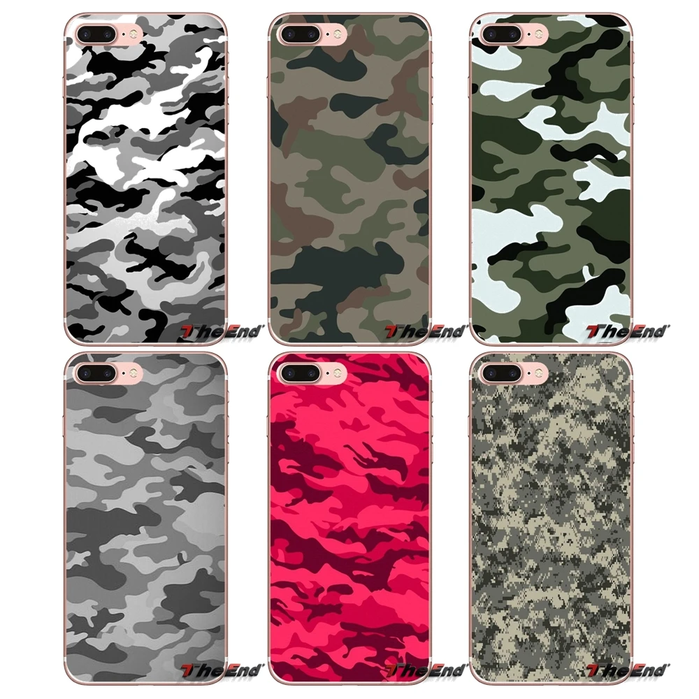 Для Samsung Galaxy J1 J2 J3 J5 J7 A3 A5 A7 2015 2016 2017 J530 J730 Fundas Coque разноцветный Армейский Камуфляж