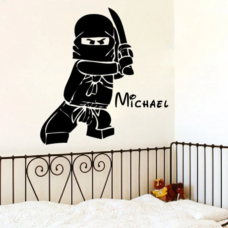 NEW Personalized Name Vinyl Decal Sticker For Kids Boy Room Decor Children's Play Wall | Дом и сад