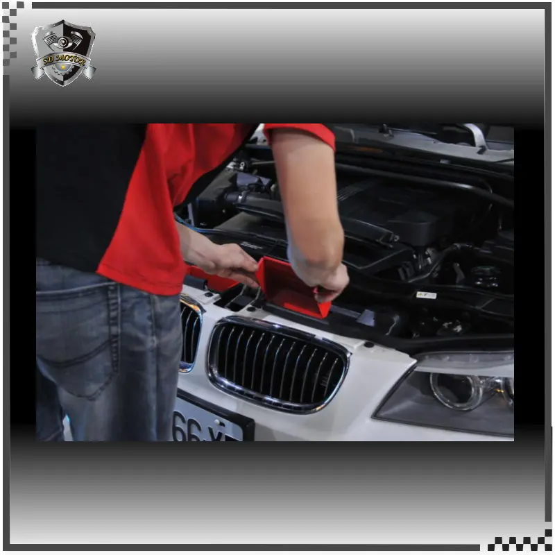 Двигатель SD для E90 E91 E92 E93 335i 330i алюминиевый воздушный совок черный красный