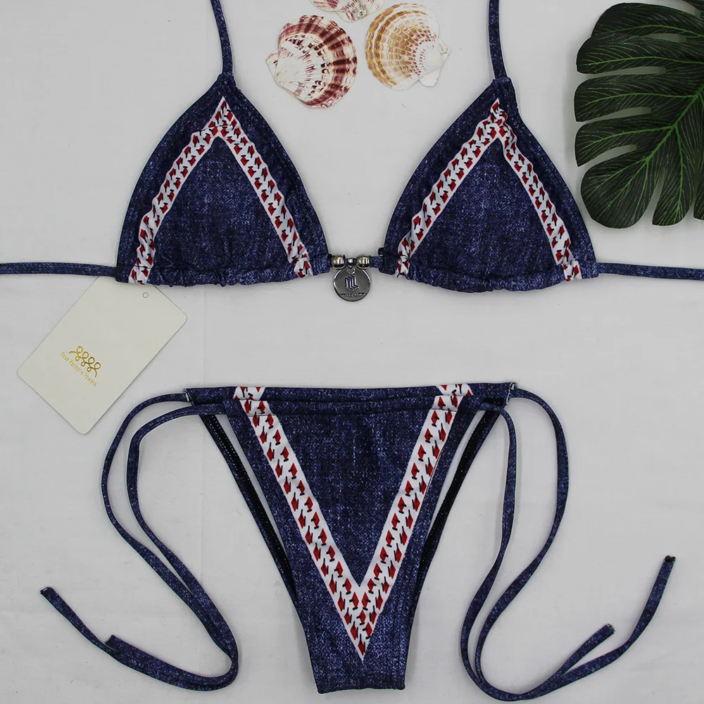 Four Persons Powers 2017 Sexy High Waist Bikinis Push Up Halter Top Beach Bathing Suits Swim Wear NK101 |