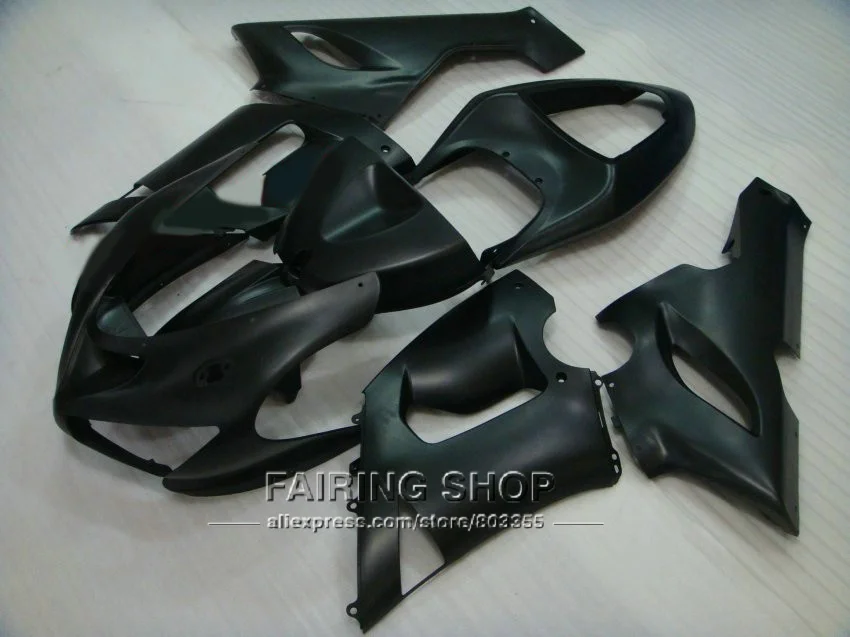 Лучший комплект обтекателей ZX6r 05 06 2005 2006 (черный) Обтекатели для Kawasaki Ninja + EMS